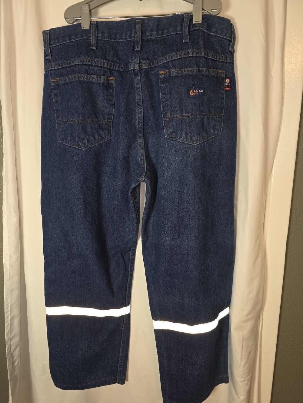 Lapco FR Flame Resistant Jeans Size 38 Relaxed Fit Work Pants CAT 2 - Picture 5 of 6